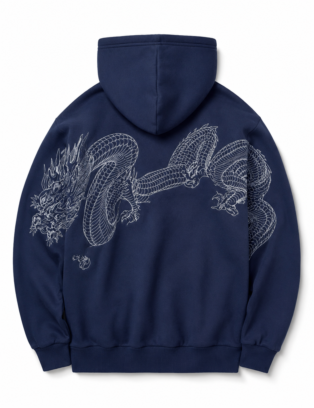 Dragon Embroidered Hoodie
